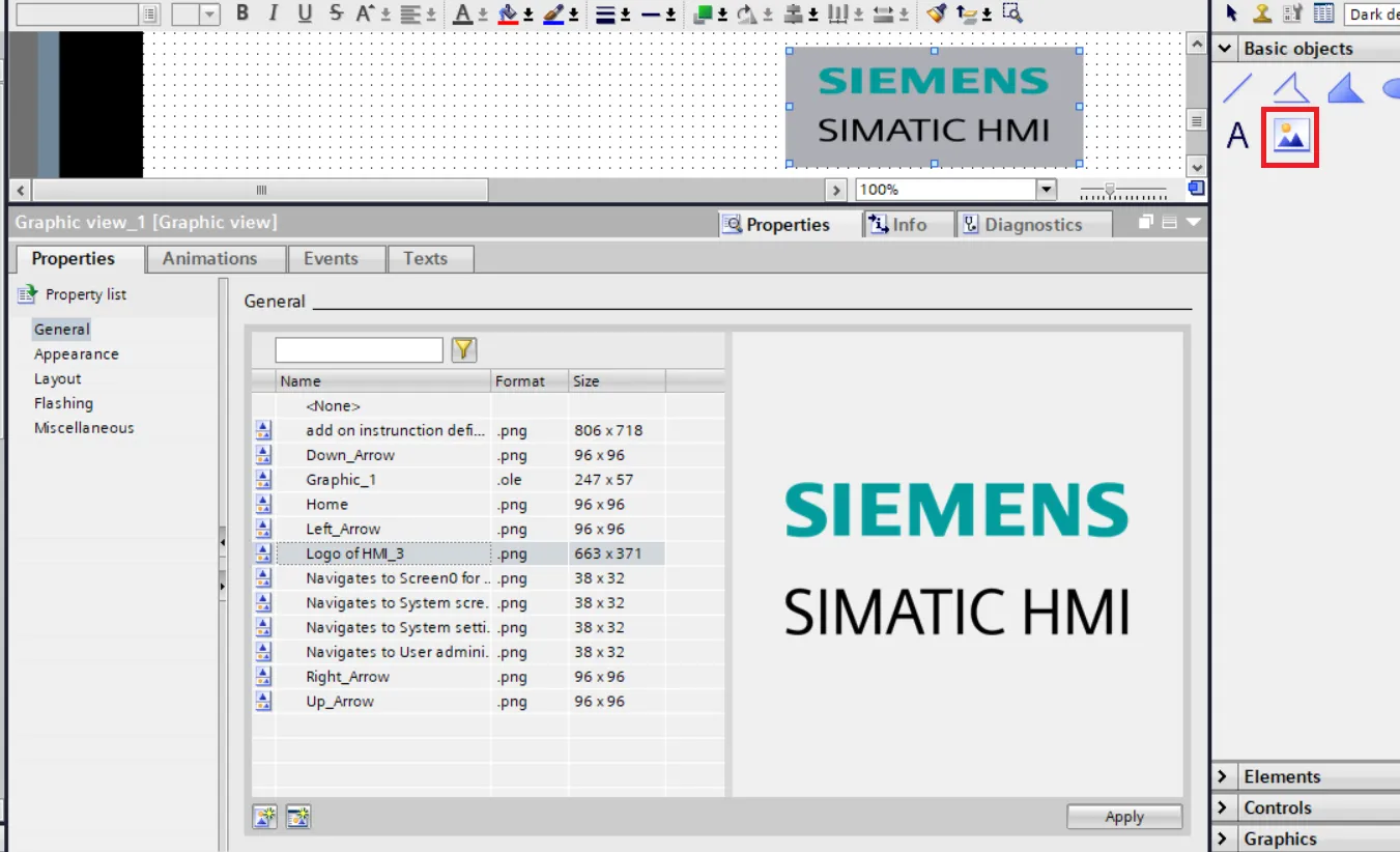 img/wincc hmi basic object/Siemens wincc graphics view basic object.webp